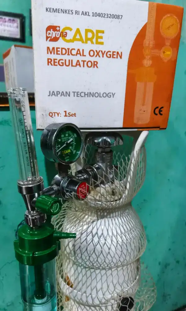 Jual Tabung Oksigen + Troli Bekas Pemakaian Pribadi