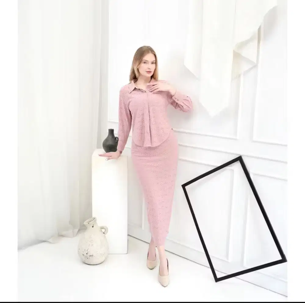 Lituhayu Ansika Bordir Knit - Rok Span