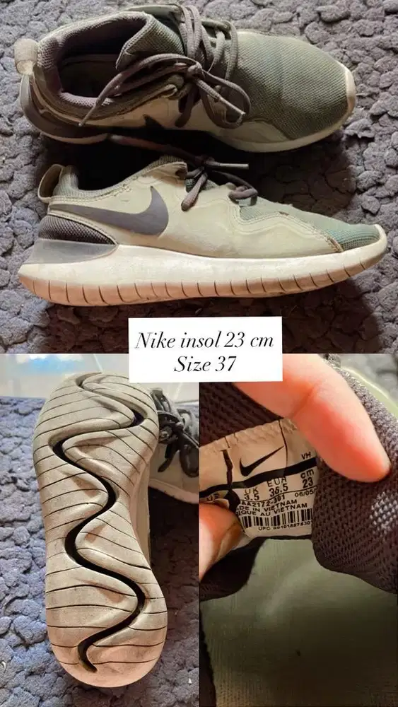 Nike size 37 , masih bagus lecet pemakaian