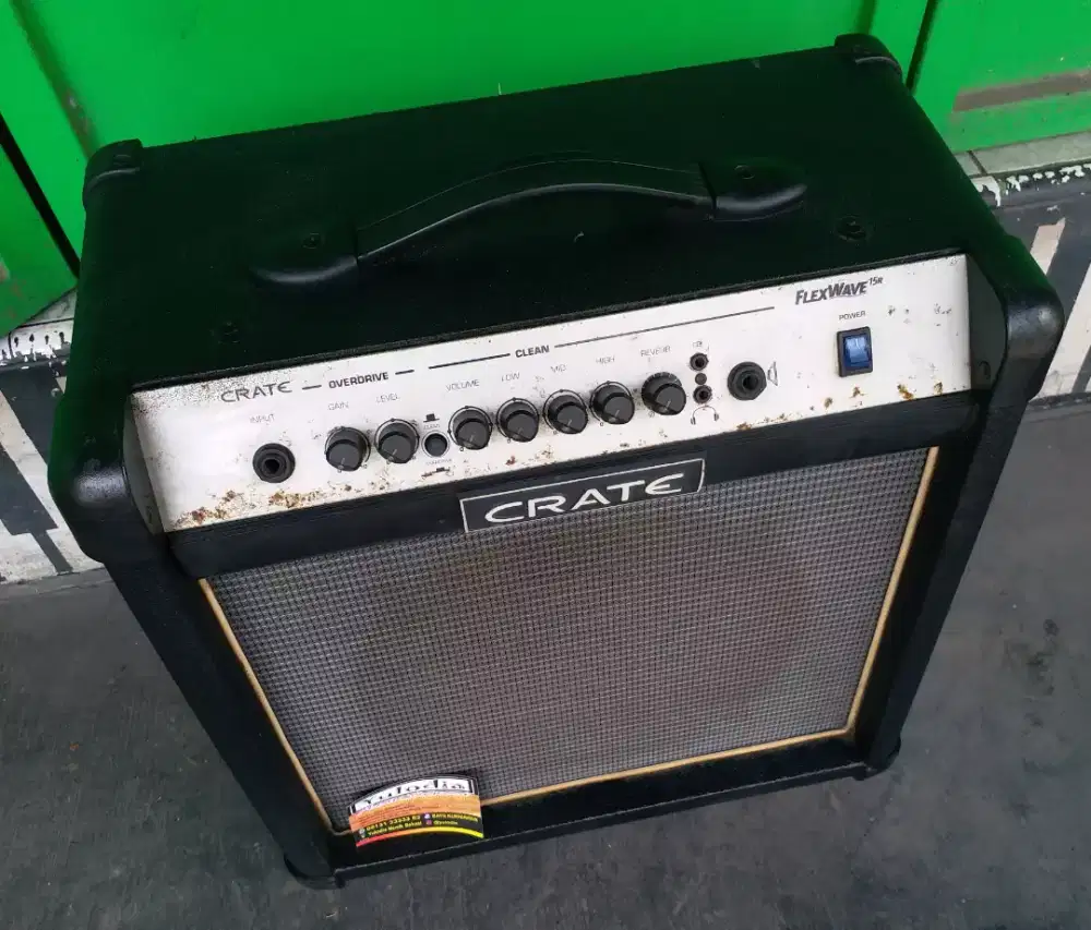 YULODIA BEKASI-crate flexwave 15r ampli gitar design usa 12inc ori.