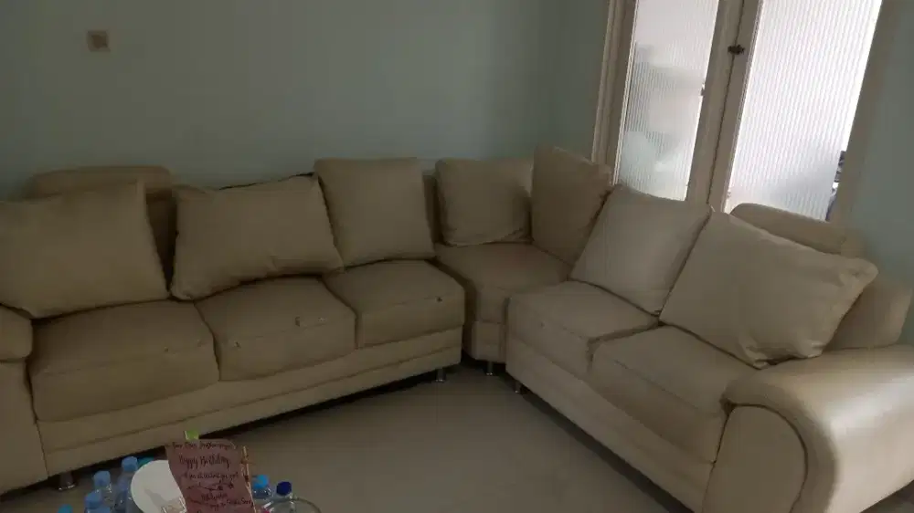 Sofa L 4 + 2 tanpa meja