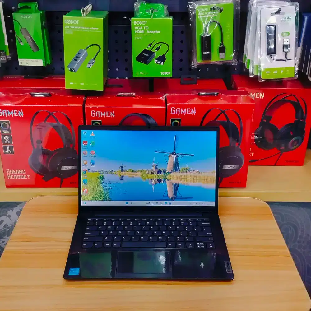 ​Lenovo V14 G2 i3 Gen11 RAM 8GB SSD 256GB Laptop Slim Performa Kencang