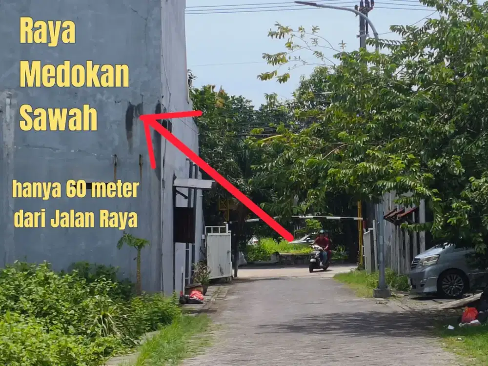 ‼️HANYA 60m dari RAYA MEDOKAN SAWAH‼️ TANAH MEDOKAN SAWAH RUNGKUT LOKASI SANGAT STRATEGIS. DEKAT UPN. COCOK UNTUK USAHA KOS
