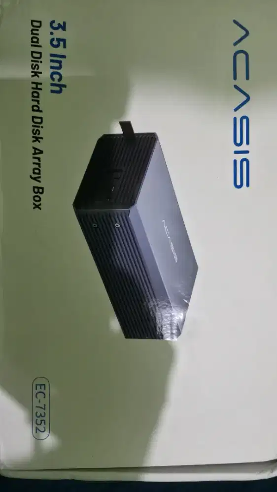 ACASIS Dual Disk Hard Disk Array Box 3.5 inch

Model: EC-7352