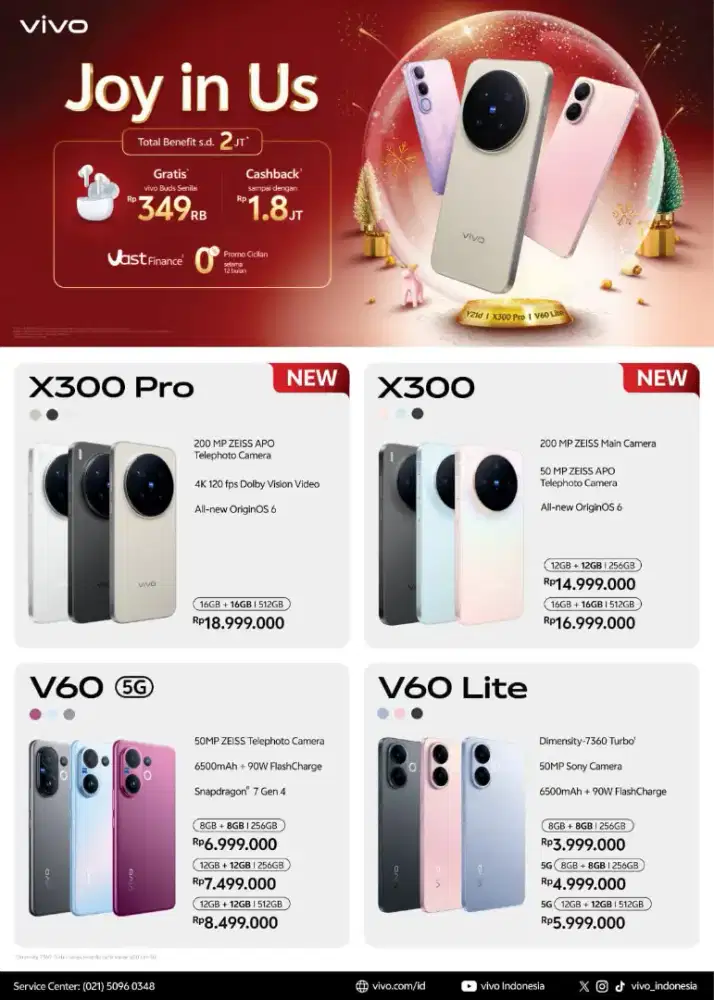 PROMO HOME CREDIT BUNGA 0% VIVO X300