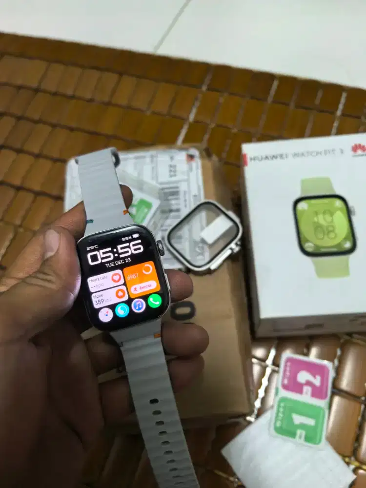 Smartwatch huawei fit 3 fullset siap nambah sama fit 4 or fit 4 pro
