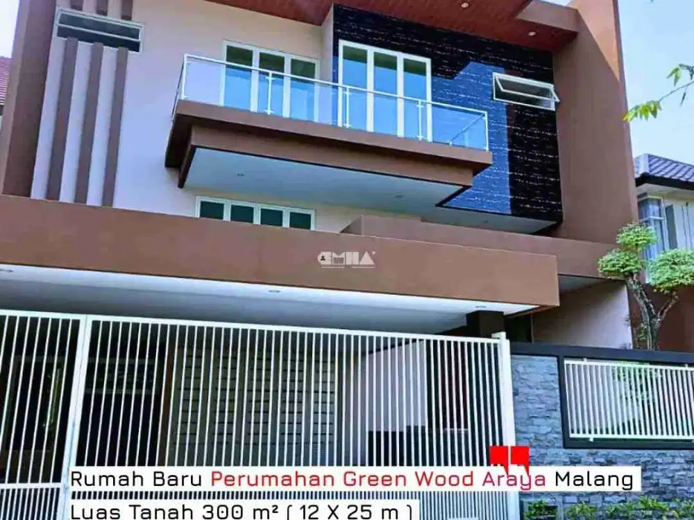 Rumah 2 Lantai Siap Huni Perumahan Green Wood Golf Araya Malang