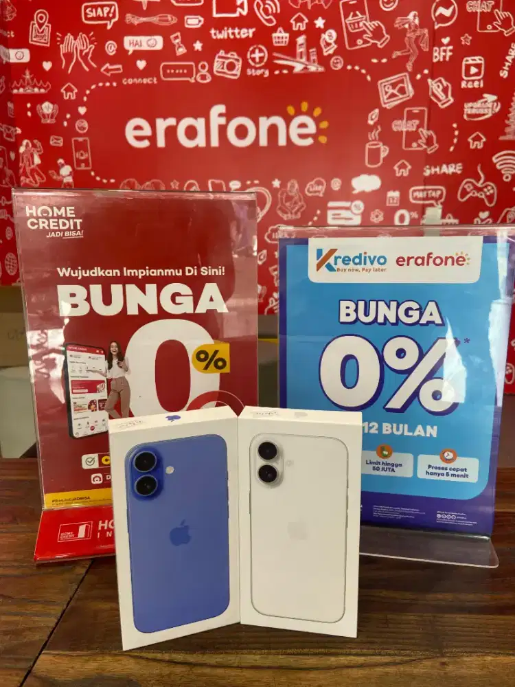 IPHONE 16 BERGARANSI RESMI CICILAN CUKUP KTP AJA