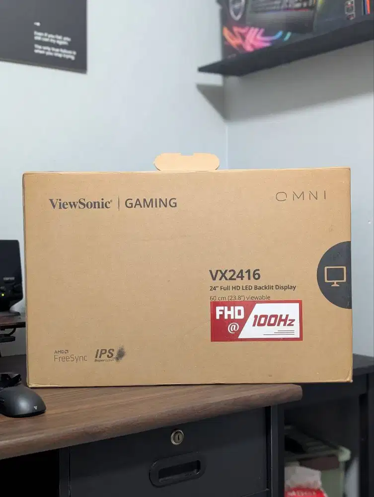 Monitor 24 Inch Viewsonic VX2416 FHD 100Hz Built in Speaker