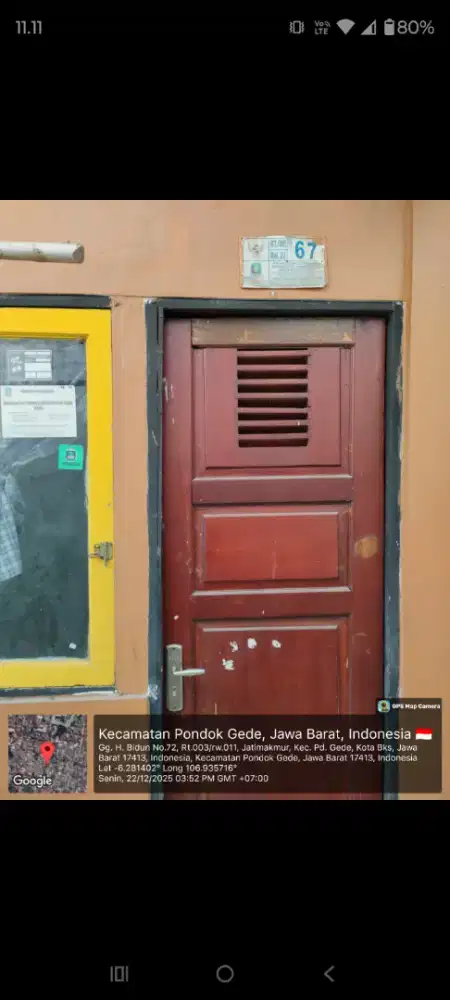 Rumah Kontrakan Dijatimakmur