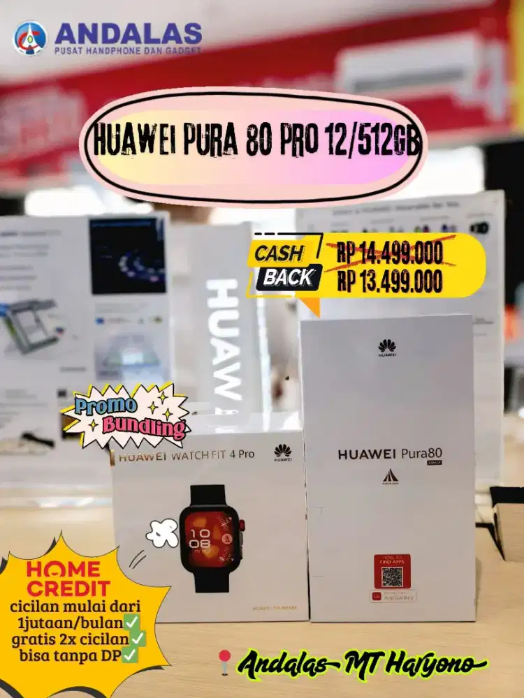 HUAWEI PURA 80 PRO 12/512 GRATIS HUAWEI WATCH FIT 4 PRO