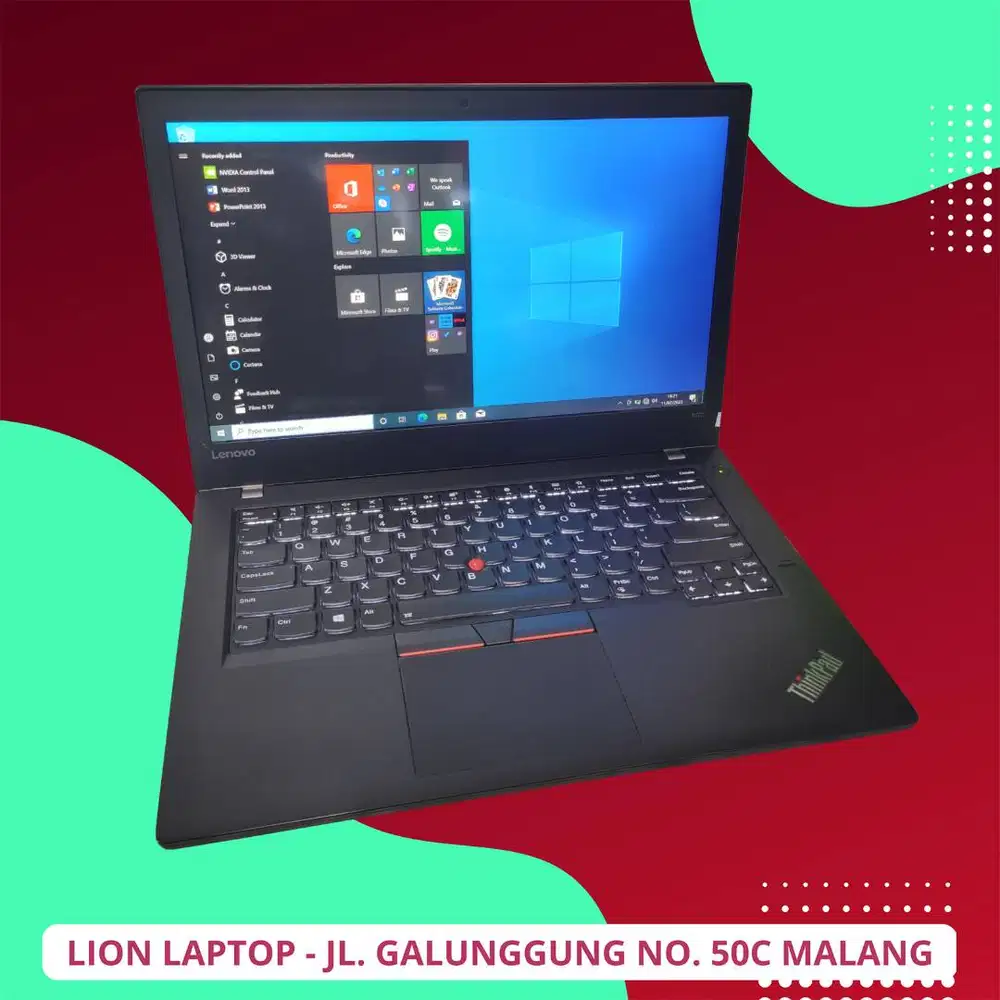 RAM 8GB SSD 256GB i5 Touchscreen Lenovo Thinkpad T470 [04|01]