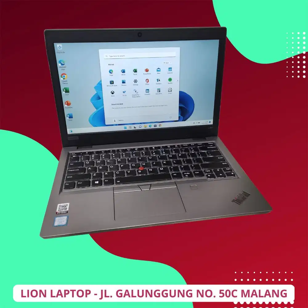 Core i5 Gen 8 RAM 8GB SSD 256GB Lenovo Thinkpad L390 [04|01]