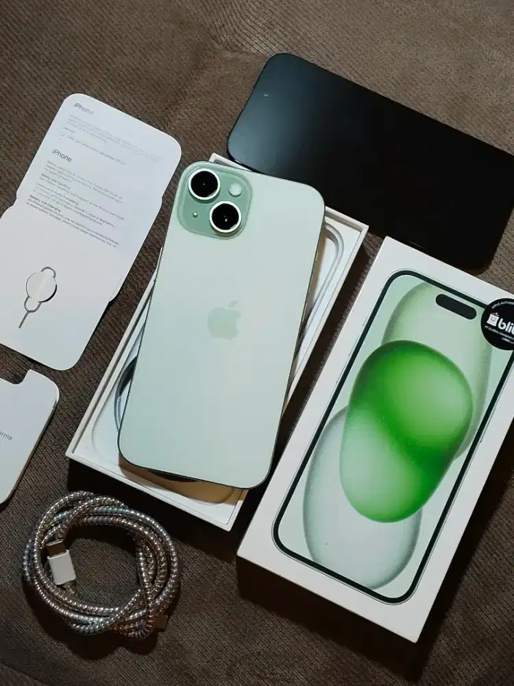 iPhone 15 128GB Green iBox RESMI INDONESIA
