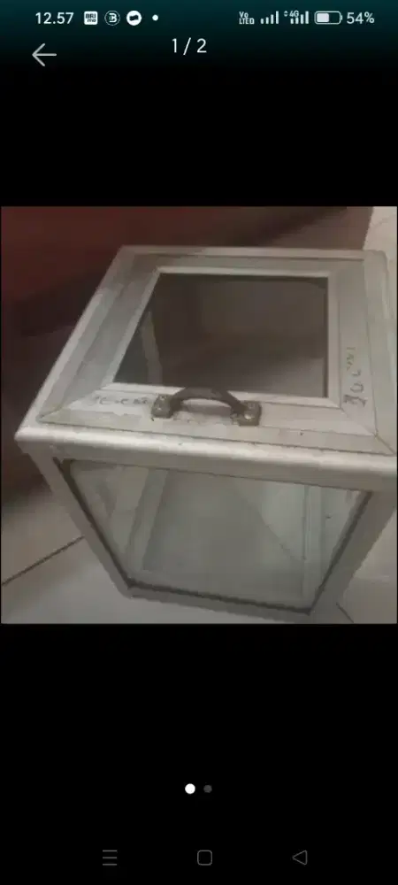 Toples kaca alumunium