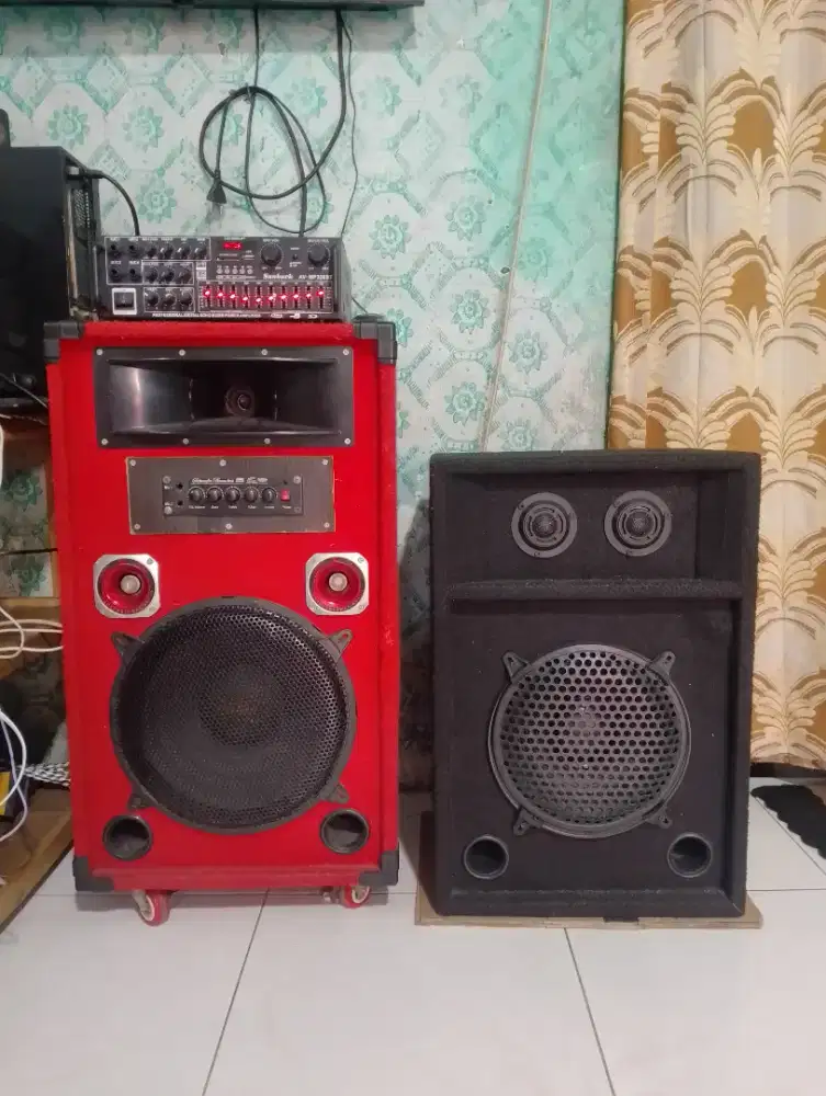 Speaker Kibot & Ampli Komplit Semua