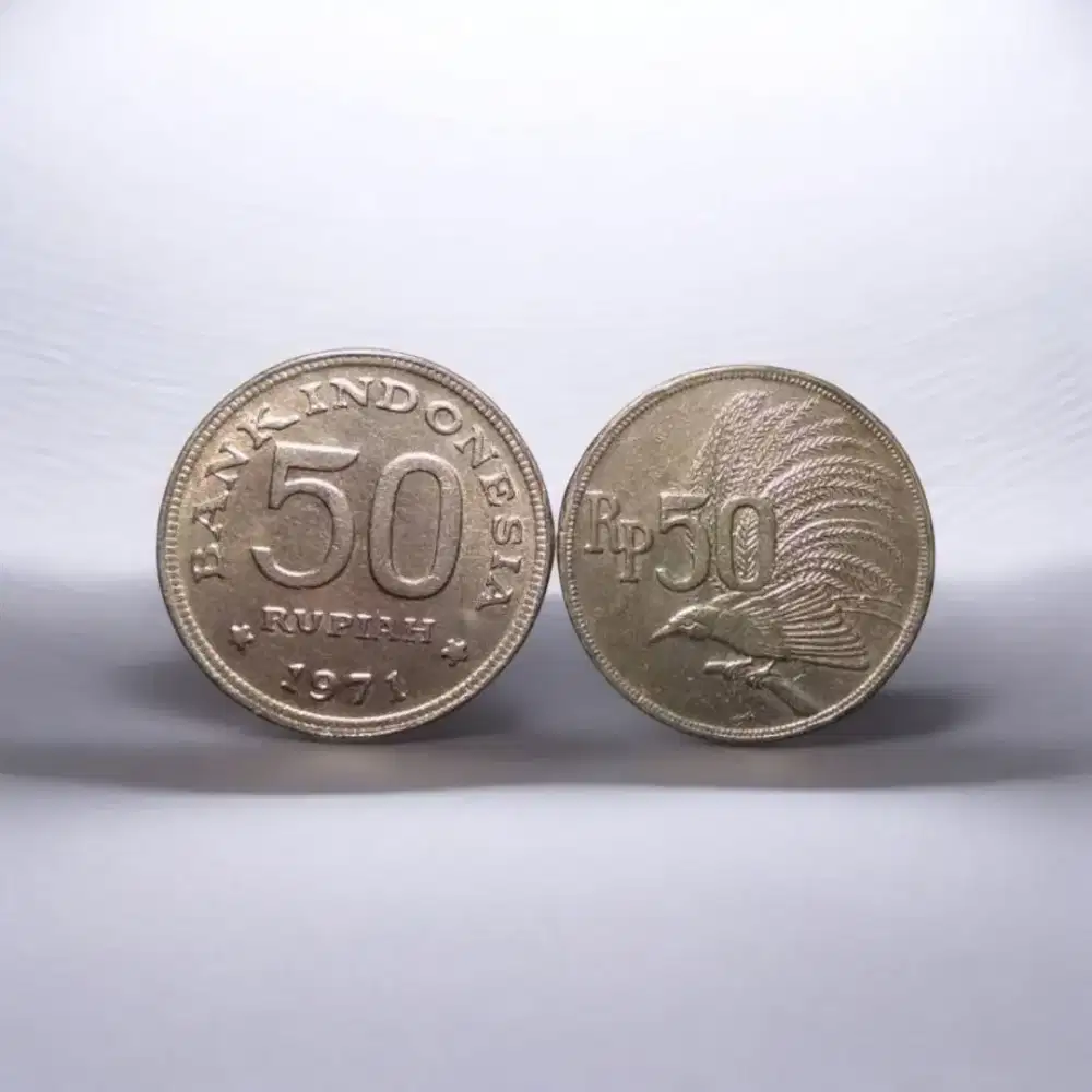 220 UANG KUNO KOIN CENDRAWASIH  RP.50