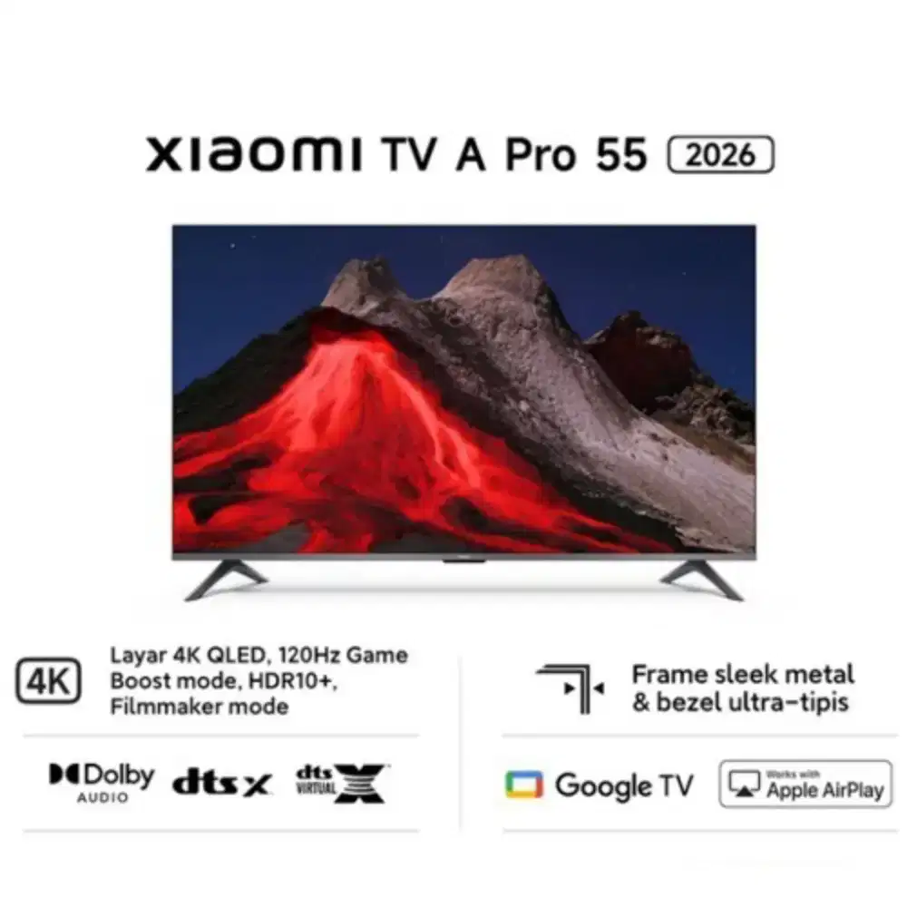 TERMURAH PROMO TAHUN BARU ANDROID TV XIAOMI 55A PRO LAYAR QLED 55 INCH