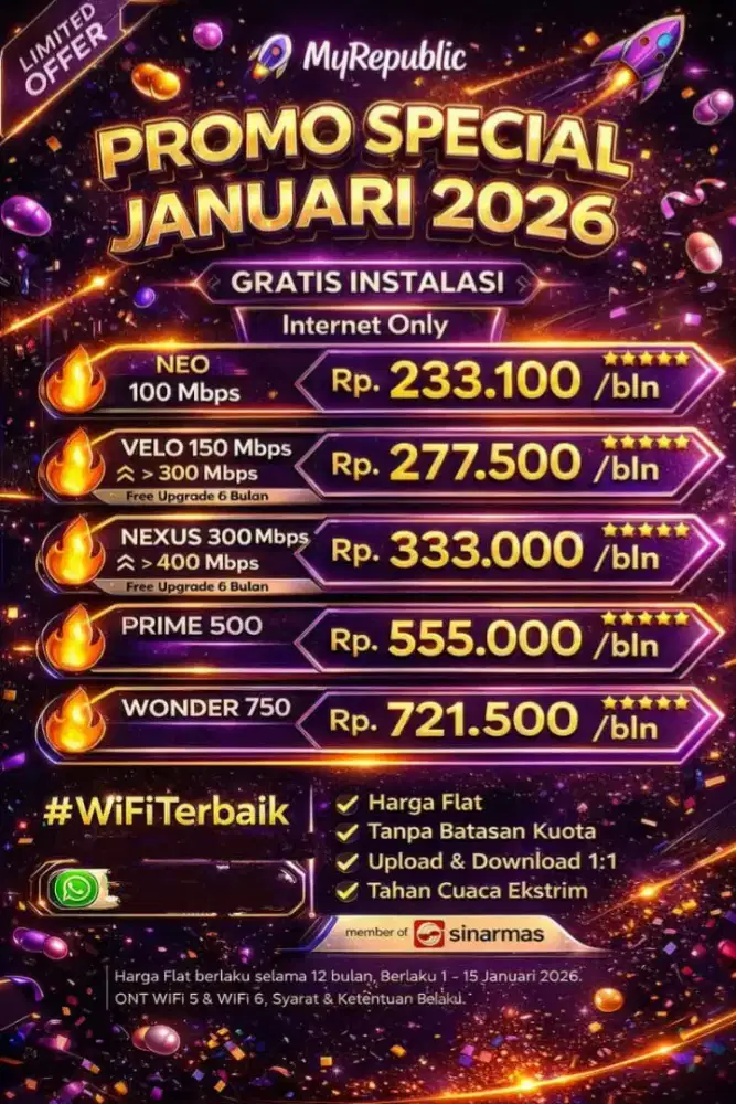 Januari Special Intternet Murah