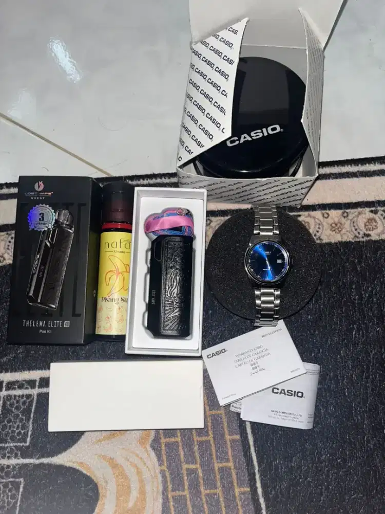Jam Tangan Pria Casio Bonus Gratis Parfum