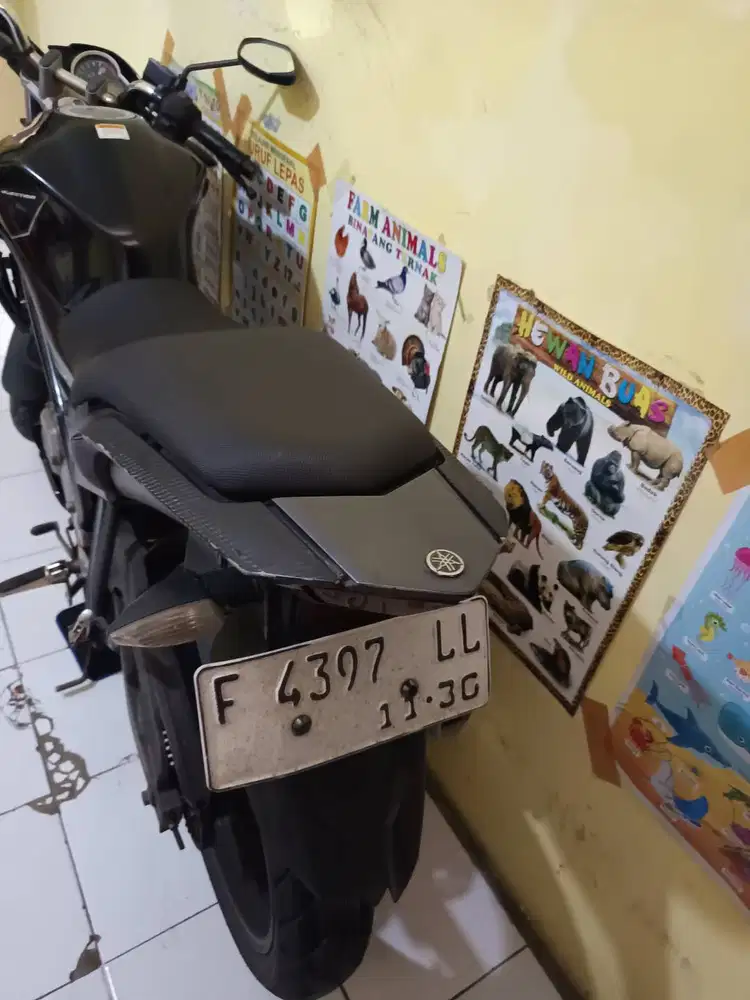Vixion advanced plat nomor baru ganti