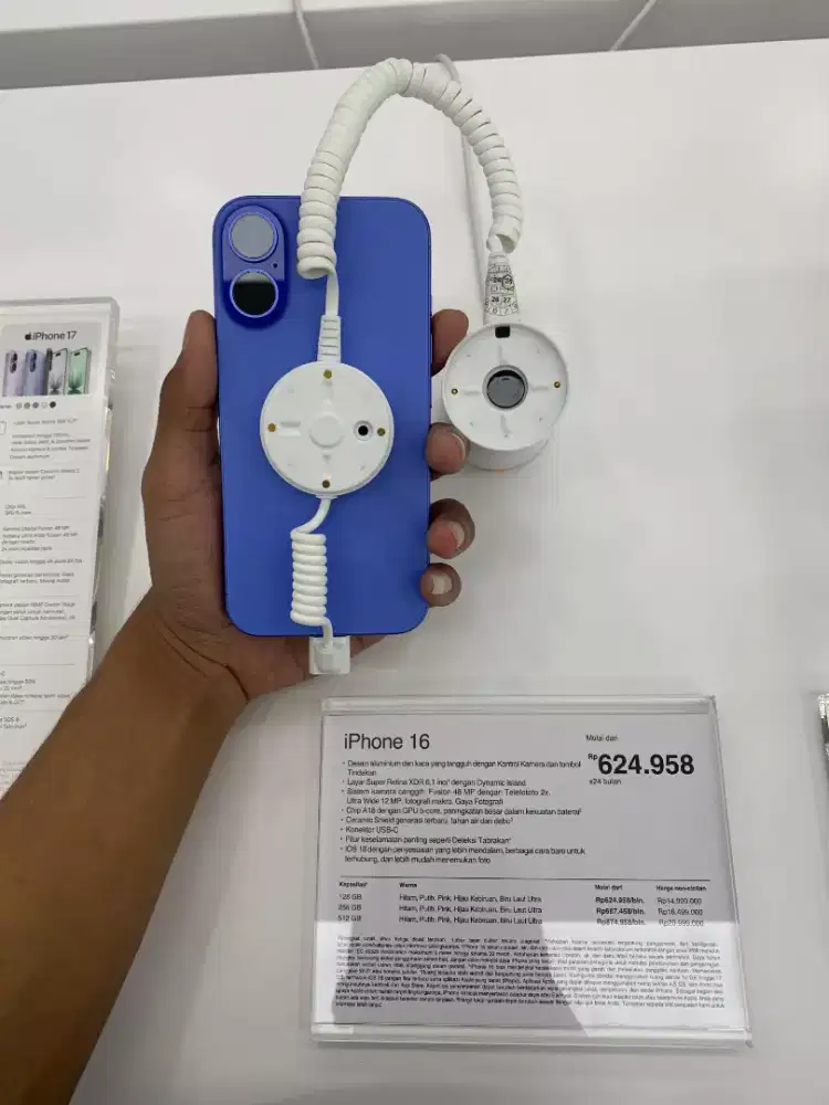 iphone 16 turun harga nih bisa cicilan tanpa dp bisa fre 2x angsuran