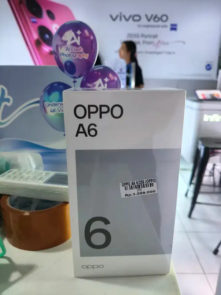 Oppo A6 6/256 garansi resmi 1tahun Atlantis dahsyat