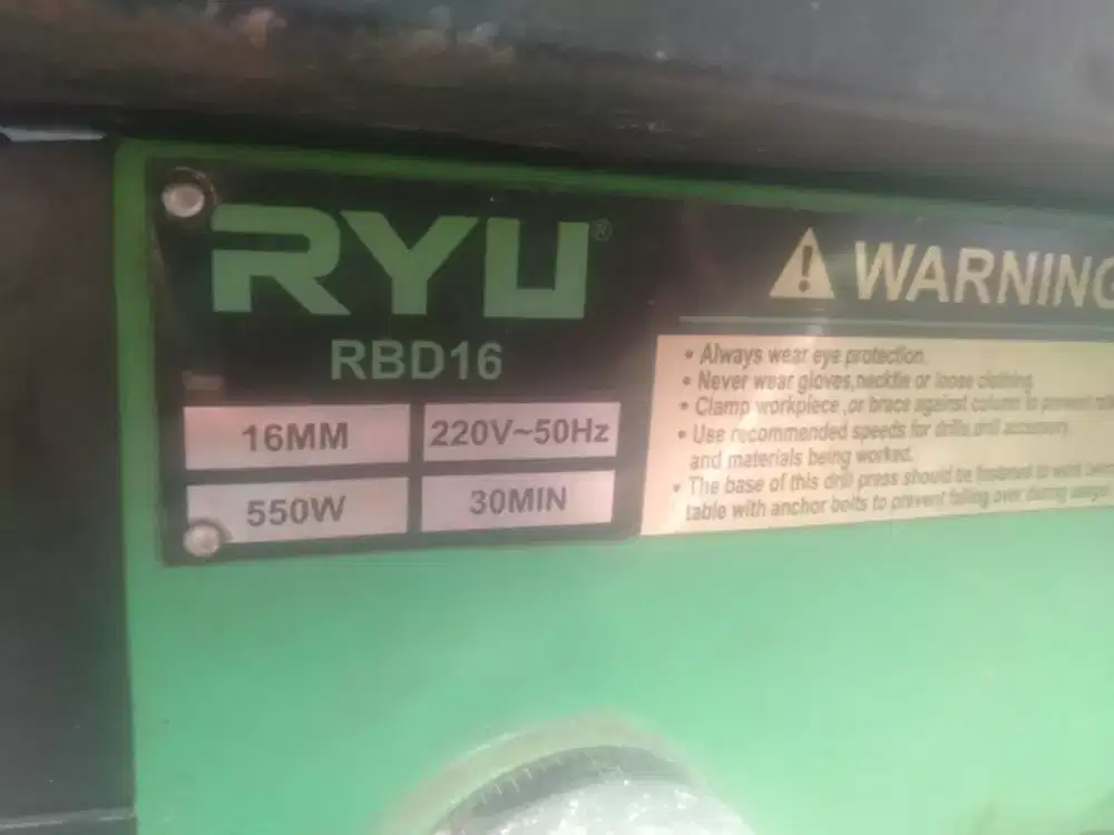 Mesin bor duduk 16mm