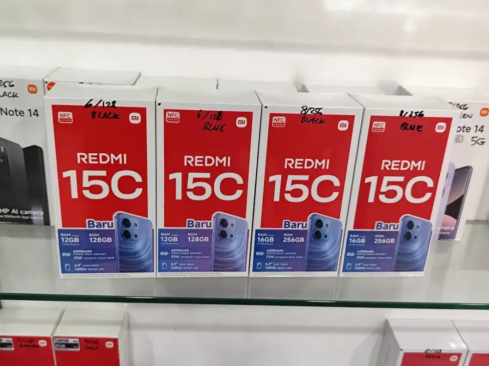 Redmi 15C New,Garansi Resmi 15 Bulan,Bisa COD & Melayani Kredit