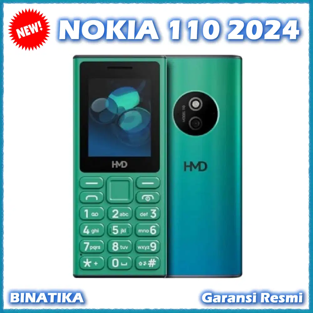 (Baru) Nokia 110 2024 Dual SIM Camera Garansi Resmi