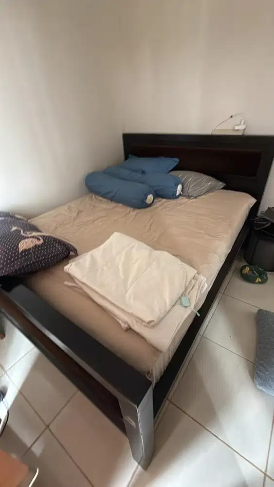 Bed Frame & Headboard Kayu