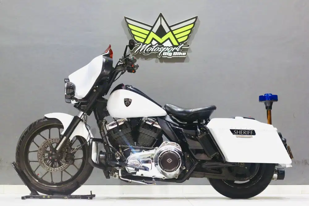 Harley davidson electra police MABUA unit siap turing jauh