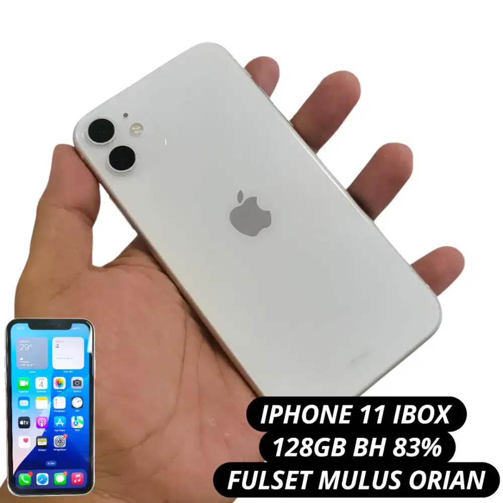 Iphone 11 128GB IBOX FULKSET MULUS