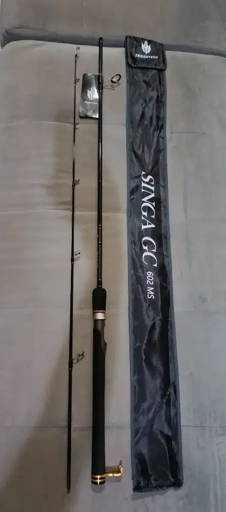 Joran Tridentech Singa GC reel seat Fuji dan Ring guide full Fuji