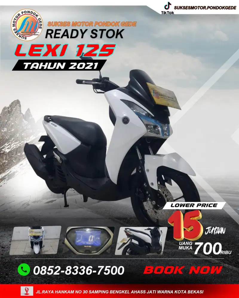 DP 700 RIBU YAMAHA LEXI 125 TAHUN 2021 PAJAK HIDUP SURAT LENGKAP