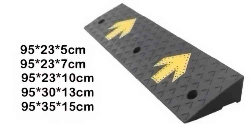 Tanjakan Karet Miring 95 x 23 x 10 cm - Tahan Lama, Anti Licin, Mudah