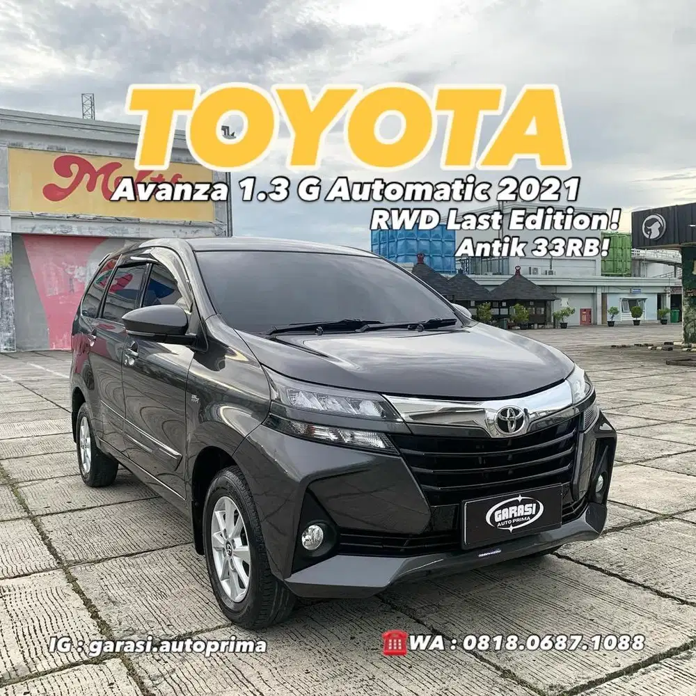 Avanza 1.3 G AT 2021 ANTIK 30RB