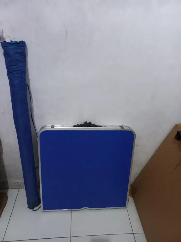 Meja lipat+Payung Jualan(200 cm)