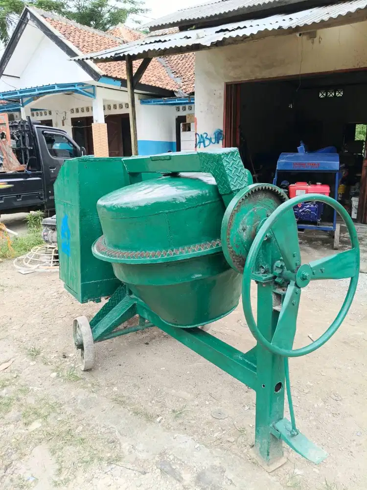 Jual Mesin Molen Cor Beton Merk Tiga Berlian Sudah Siap Kerja `