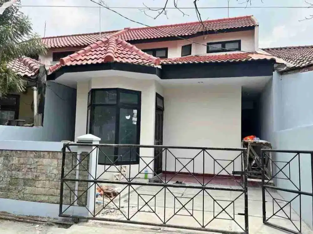 Rumah 2 Lantai Bebas Banjir Dekat Stasiun LRT Jatibening Pondok Gede Bekasi