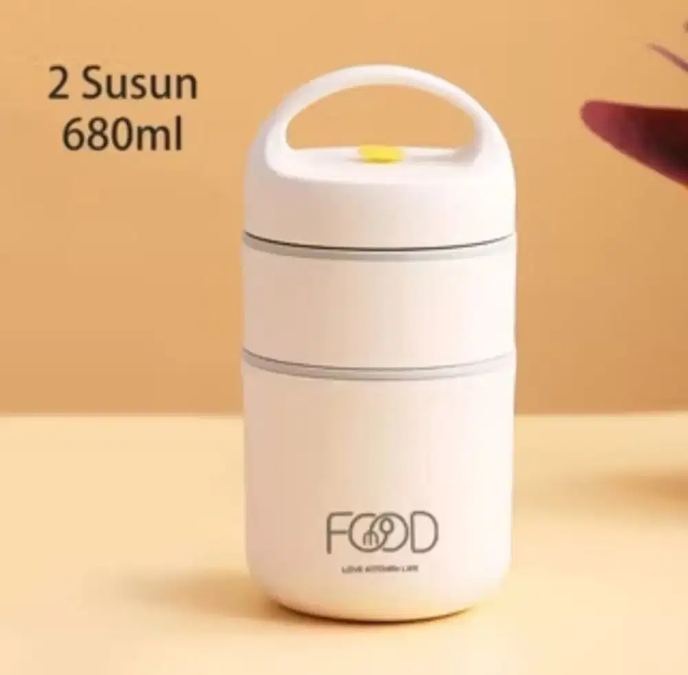 LUNCH BOX STAINLESS 2 SUSUN