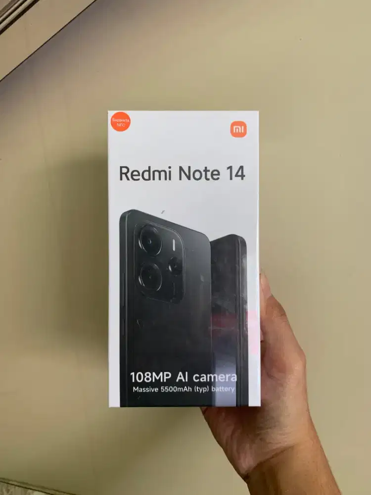 REDMI NOTE 14 RAM 8/256 GB (BARU, GARANSI RESMI)