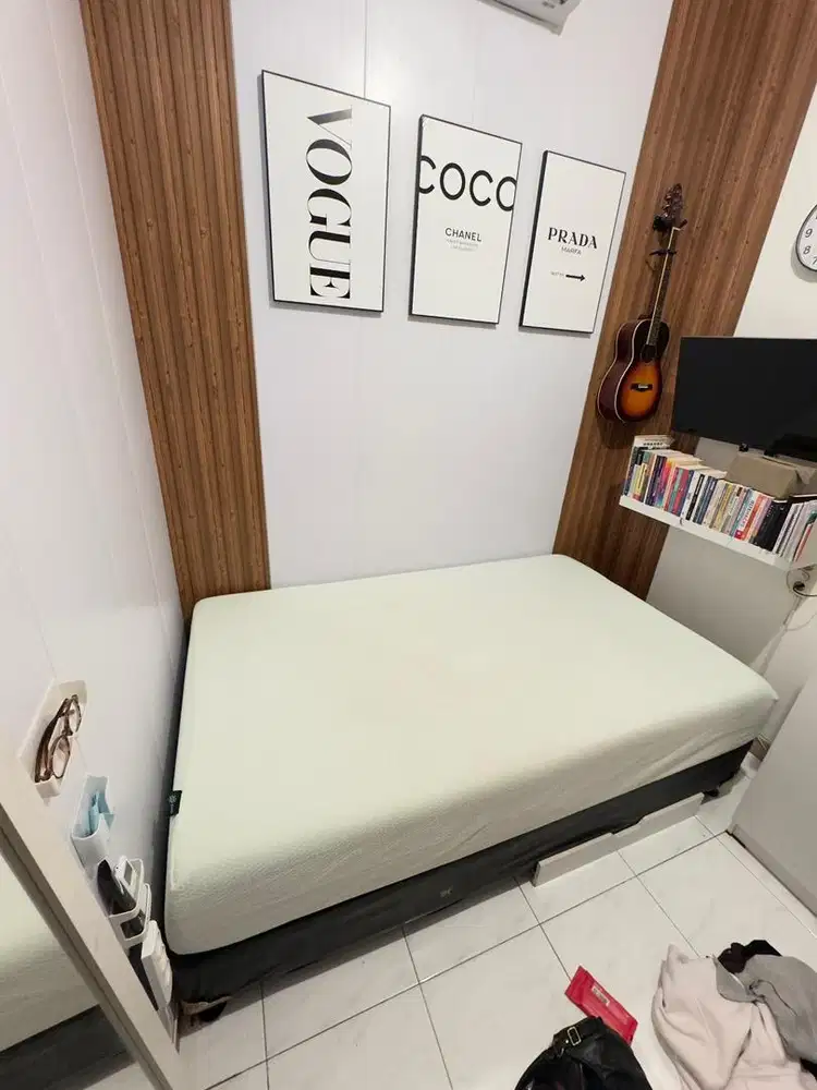 Kasur Busa Zinus Green Tea Memory Foam Mattress 120 x 200 cm (25 cm)