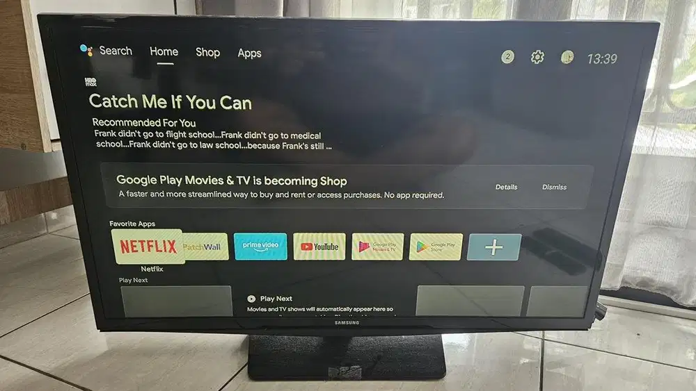 TV Samsung 32” LED + Xiaomi Mi TV Stick 4K | Siap Pakai