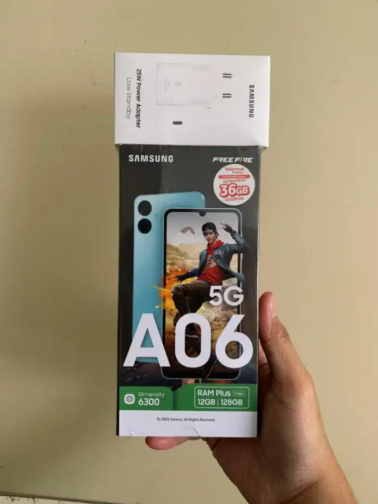 SAMSUNG A06 5G RAM 6/128 GB (BARU, GARANSI RESMI)