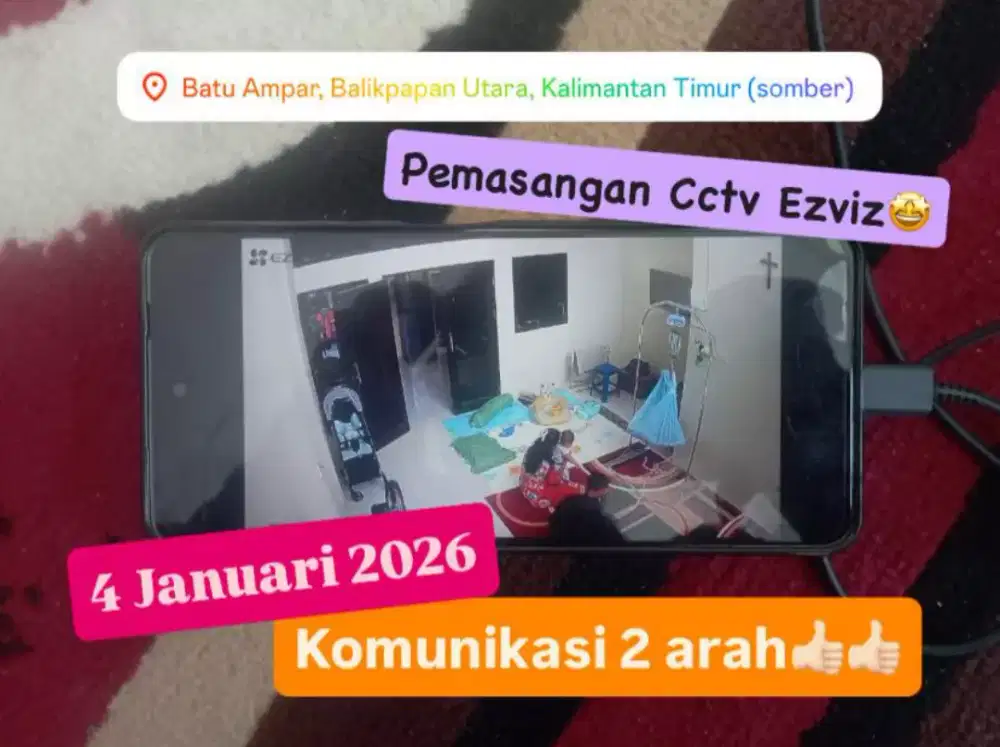 IP CAMERA 2MP BISA BERSUARA DAN ALARM BERBUNYI