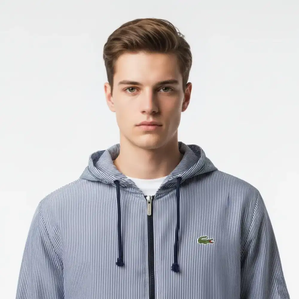 Jaket Lacoste Chemise Zipper Size L