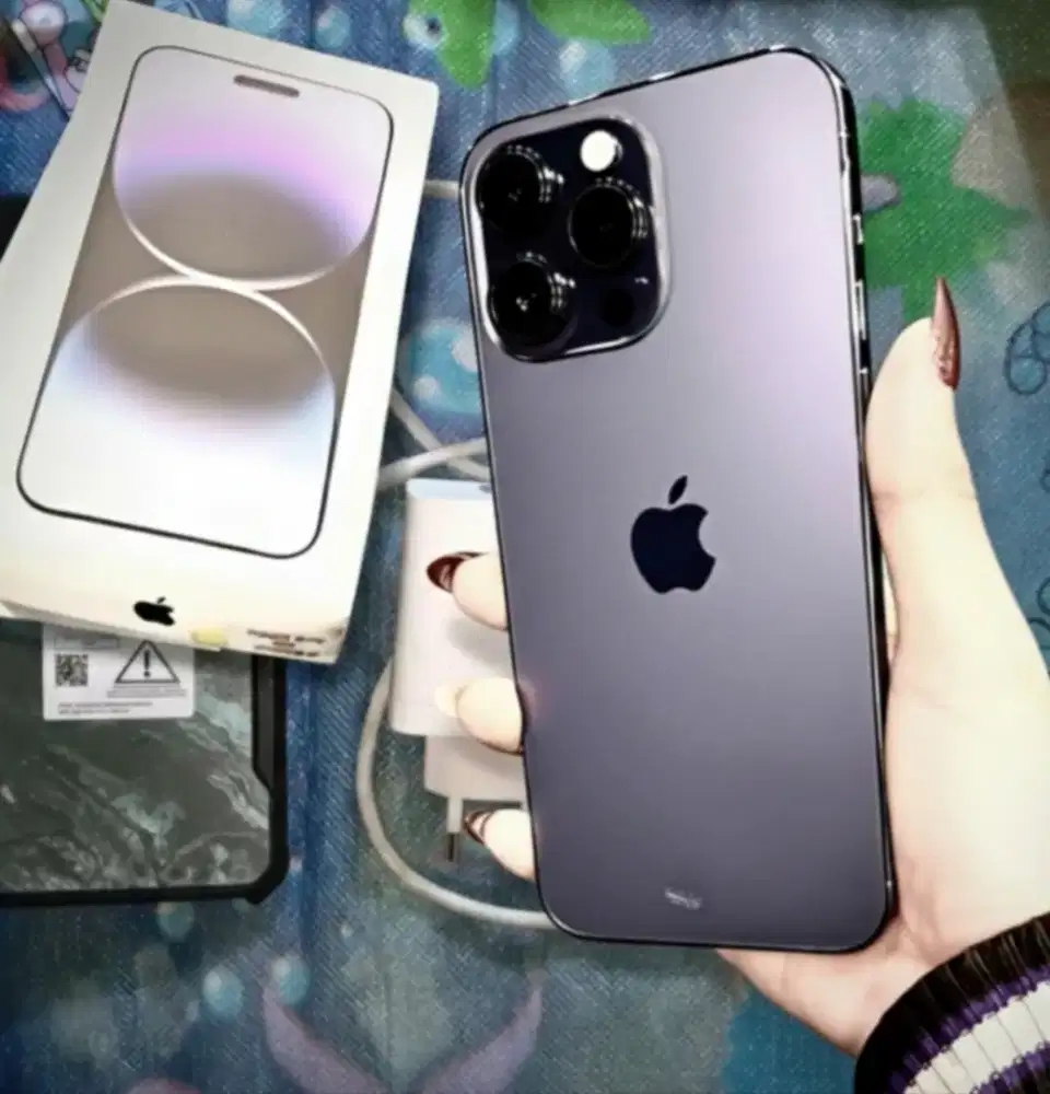 IPHONE 15 PRO 128 IBOX FULLSET FACEID TRUETON BATRE SINYAL BUKAN INTER