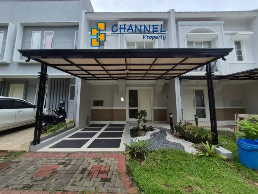 Jual Rumah Cluster Lingkungan Asri Dekat Tol Sevilla Park BSD Tangsel