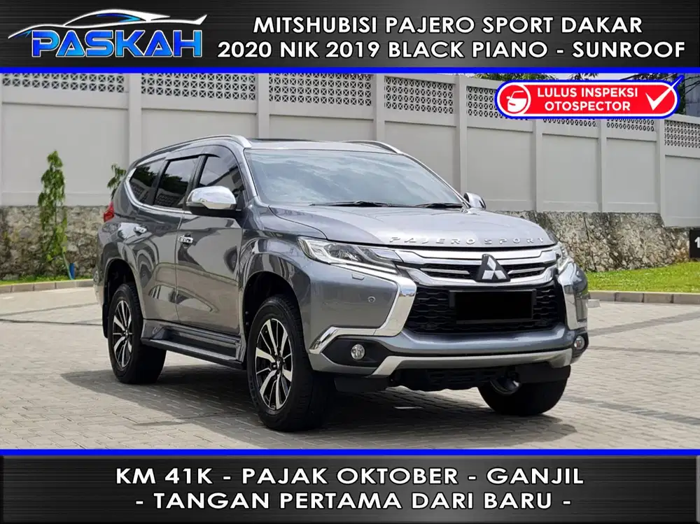 SUNROOF PAJAK=10-26 GENAP Km=41K MITSUBISHI PAJERO DAKAR 2020 NIK 2019